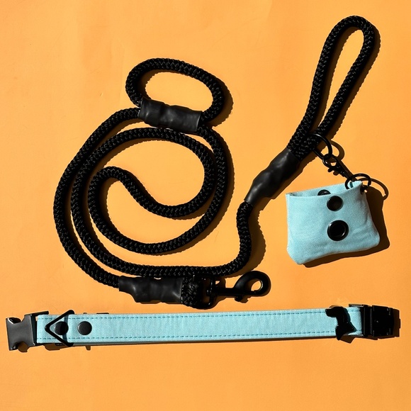 Aqua, Waterproof canvas, waste bag holder - Picture 2 of 2